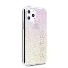 Guess Kryt Guess GUHCN65PCUGLGPI iPhone 11 Pro Max gold pink hard case Gradient Glitter