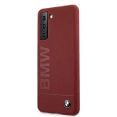 MobilPouzdra.cz Kryt BMW BMHCS21SSLBLRE Samsung Galaxy S21 red hardcase Silicone Signature Logo