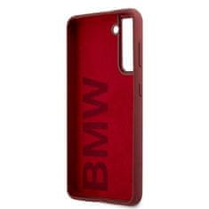 MobilPouzdra.cz Kryt BMW BMHCS21SSLBLRE Samsung Galaxy S21 red hardcase Silicone Signature Logo