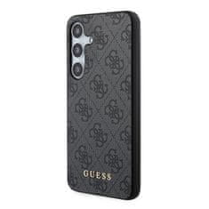 Guess Kryt Guess GUOHCSA35G4GFGR Samsung Galaxy A35 hardcase 4G Metal Gold Logo black