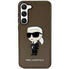 Karl Lagerfeld Kryt Karl Lagerfeld KLHCS23SHNIKTCK Samsung Galaxy S23 black hardcase Ikonik Karl Lagerfeld