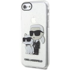 Karl Lagerfeld Kryt Karl Lagerfeld KLHCI8HNKCTGT Apple iPhone SE 2022/SE 2020/8/7 transparent hardcase Gliter Karl&Choupette