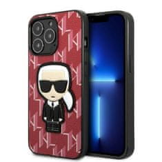 Karl Lagerfeld Kryt Karl Lagerfeld KLHCP13XPMNIKPI Apple iPhone 13 Pro Max hardcase red Monogram Ikonik Patch