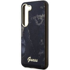 Guess Kryt Guess GUHCS23SHTMRSK Samsung Galaxy S23 black hardcase Golden Marble Collection