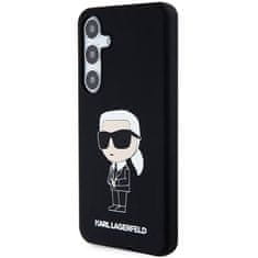 Karl Lagerfeld Kryt Karl Lagerfeld KLHCS24SSNIKBCK Samsung Galaxy S24 hardcase Silicone Ikonik black