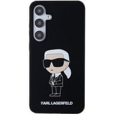 Karl Lagerfeld Kryt Karl Lagerfeld KLHCS24SSNIKBCK Samsung Galaxy S24 hardcase Silicone Ikonik black