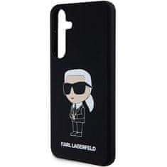 Karl Lagerfeld Kryt Karl Lagerfeld KLHCS24SSNIKBCK Samsung Galaxy S24 hardcase Silicone Ikonik black