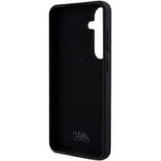 Karl Lagerfeld Kryt Karl Lagerfeld KLHCS24SSNIKBCK Samsung Galaxy S24 hardcase Silicone Ikonik black