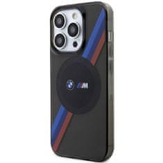 MobilPouzdra.cz Kryt BMW BMHMP14XHDTK Apple iPhone 14 Pro Max grey hardcase Tricolor Stripes MagSafe