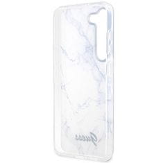 Guess Kryt Guess GUHCS23SPCUMAH Samsung Galaxy S23 white hardcase Marble