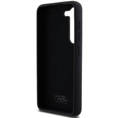 Karl Lagerfeld Kryt Karl Lagerfeld KLHCS24MSMHKNPK Samsung Galaxy S24+ Plus Silicone Ikonik Metal Pin black