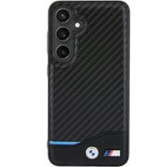 MobilPouzdra.cz Kryt BMW BMHCSA5522NBCK Samsung Galaxy A55 Leather Carbon black