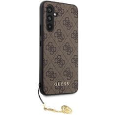 Guess Kryt Guess GUHCS23FEGF4GBR Samsung Galaxy S23 FE hardcase 4G Charms Collection brown