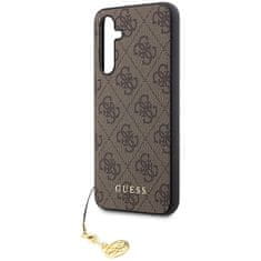 Guess Kryt Guess GUHCS23FEGF4GBR Samsung Galaxy S23 FE hardcase 4G Charms Collection brown