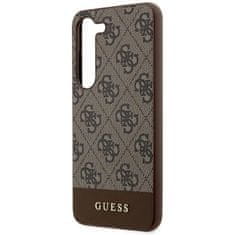 Guess Kryt Guess GUHCS24MG4GLBR Samsung Galaxy S24+ Plus hardcase 4G Stripe Collection brown