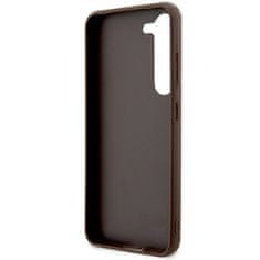 Guess Kryt Guess GUHCS24MG4GLBR Samsung Galaxy S24+ Plus hardcase 4G Stripe Collection brown