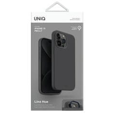 MobilPouzdra.cz Kryt UNIQ Lino Hue Apple iPhone 15 Pro Max MagClick Charging charcoal grey