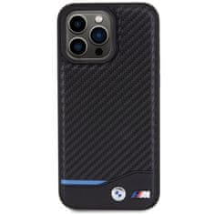 MobilPouzdra.cz Kryt BMW BMHCP15X22NBCK Apple iPhone 15 Pro Max Leather Carbon black