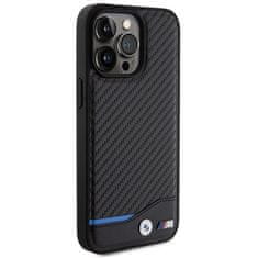 MobilPouzdra.cz Kryt BMW BMHCP15X22NBCK Apple iPhone 15 Pro Max Leather Carbon black