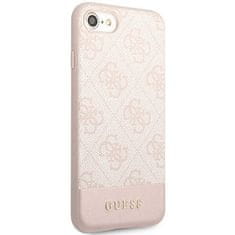 Guess Kryt Guess GUHCI8G4GLPI Apple iPhone SE 2022/SE 2020/8/7 pink hard case 4G Stripe Collection