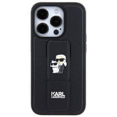 Karl Lagerfeld Kryt Karl Lagerfeld KLHCP13LGSAKCPK Apple iPhone 13 / 13 Pro hardcase Gripstand Saffiano Karl&Choupette Pins black