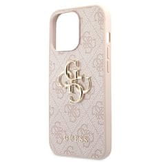 Guess Kryt Guess GUHCP13L4GMGPI Apple iPhone 13 Pro pink hardcase 4G Big Metal Logo