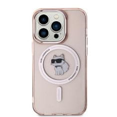 Karl Lagerfeld Kryt Karl Lagerfeld KLHMP14LHFCCNOP Apple iPhone 14 Pro hardcase IML Choupette MagSafe pink