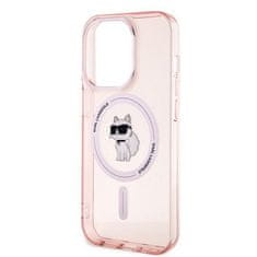 Karl Lagerfeld Kryt Karl Lagerfeld KLHMP14LHFCCNOP Apple iPhone 14 Pro hardcase IML Choupette MagSafe pink