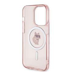 Karl Lagerfeld Kryt Karl Lagerfeld KLHMP14LHFCCNOP Apple iPhone 14 Pro hardcase IML Choupette MagSafe pink