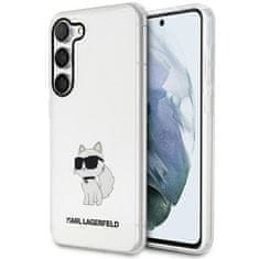 Karl Lagerfeld Kryt Karl Lagerfeld KLHCS23MHNCHTCT Samsung Galaxy S23+ Plus transparent hardcase Ikonik Choupette