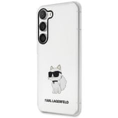 Karl Lagerfeld Kryt Karl Lagerfeld KLHCS23MHNCHTCT Samsung Galaxy S23+ Plus transparent hardcase Ikonik Choupette