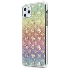 Guess Kryt Guess GUHCN65PEOML iPhone 11 Pro Max multicolor hard case Iridescent 4G Peony