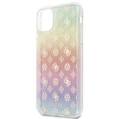 Guess Kryt Guess GUHCN65PEOML iPhone 11 Pro Max multicolor hard case Iridescent 4G Peony