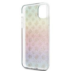 Guess Kryt Guess GUHCN65PEOML iPhone 11 Pro Max multicolor hard case Iridescent 4G Peony