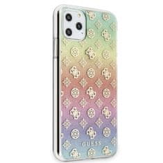 Guess Kryt Guess GUHCN65PEOML iPhone 11 Pro Max multicolor hard case Iridescent 4G Peony