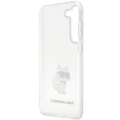 Karl Lagerfeld Kryt Karl Lagerfeld KLHCS23MHNCHTCT Samsung Galaxy S23+ Plus transparent hardcase Ikonik Choupette