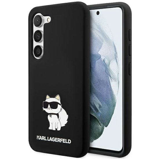 Karl Lagerfeld Kryt Karl Lagerfeld KLHCS24MSNCHBCK Samsung Galaxy S24+ Plus hardcase Silicone Choupette black