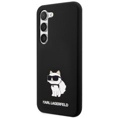 Karl Lagerfeld Kryt Karl Lagerfeld KLHCS24MSNCHBCK Samsung Galaxy S24+ Plus hardcase Silicone Choupette black