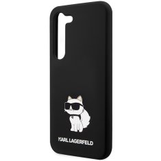 Karl Lagerfeld Kryt Karl Lagerfeld KLHCS24MSNCHBCK Samsung Galaxy S24+ Plus hardcase Silicone Choupette black