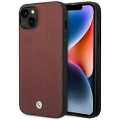 MobilPouzdra.cz Kryt BMW BMHCP14S22RFGR Apple iPhone 14 burgundy Leather Diamond Pattern