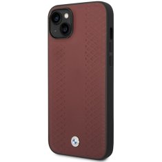 MobilPouzdra.cz Kryt BMW BMHCP14S22RFGR Apple iPhone 14 burgundy Leather Diamond Pattern