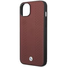 MobilPouzdra.cz Kryt BMW BMHCP14S22RFGR Apple iPhone 14 burgundy Leather Diamond Pattern