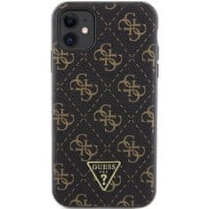 Guess Kryt Guess GUHCN61PG4GPK Apple iPhone XR / 11 hardcase 4G Triangle Metal Logo black