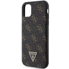 Guess Kryt Guess GUHCN61PG4GPK Apple iPhone XR / 11 hardcase 4G Triangle Metal Logo black