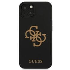 Guess Kryt Guess GUHCP13MLS4GGBK Apple iPhone 13 black hard case Silicone 4G Logo