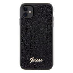 Guess Kryt Guess GUHCN61PMSDGSK Apple iPhone XR / 11 hardcase Disco Metal Script black