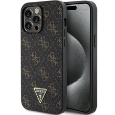 Guess Kryt Guess GUHCP14XPG4GPK Apple iPhone 14 Pro Max hardcase 4G Triangle Metal Logo black