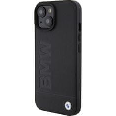 MobilPouzdra.cz Kryt BMW BMHMP15MSLLBK Apple iPhone 15 Plus / 14 Plus MagSafe Leather Hot Stamp black