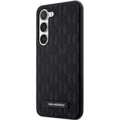 Karl Lagerfeld Kryt Karl Lagerfeld KLHCS24MSAKLHPK Samsung Galaxy S24+ Plus hardcase Saffiano Mono Metal Logo black