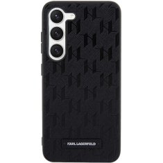 Karl Lagerfeld Kryt Karl Lagerfeld KLHCS24MSAKLHPK Samsung Galaxy S24+ Plus hardcase Saffiano Mono Metal Logo black